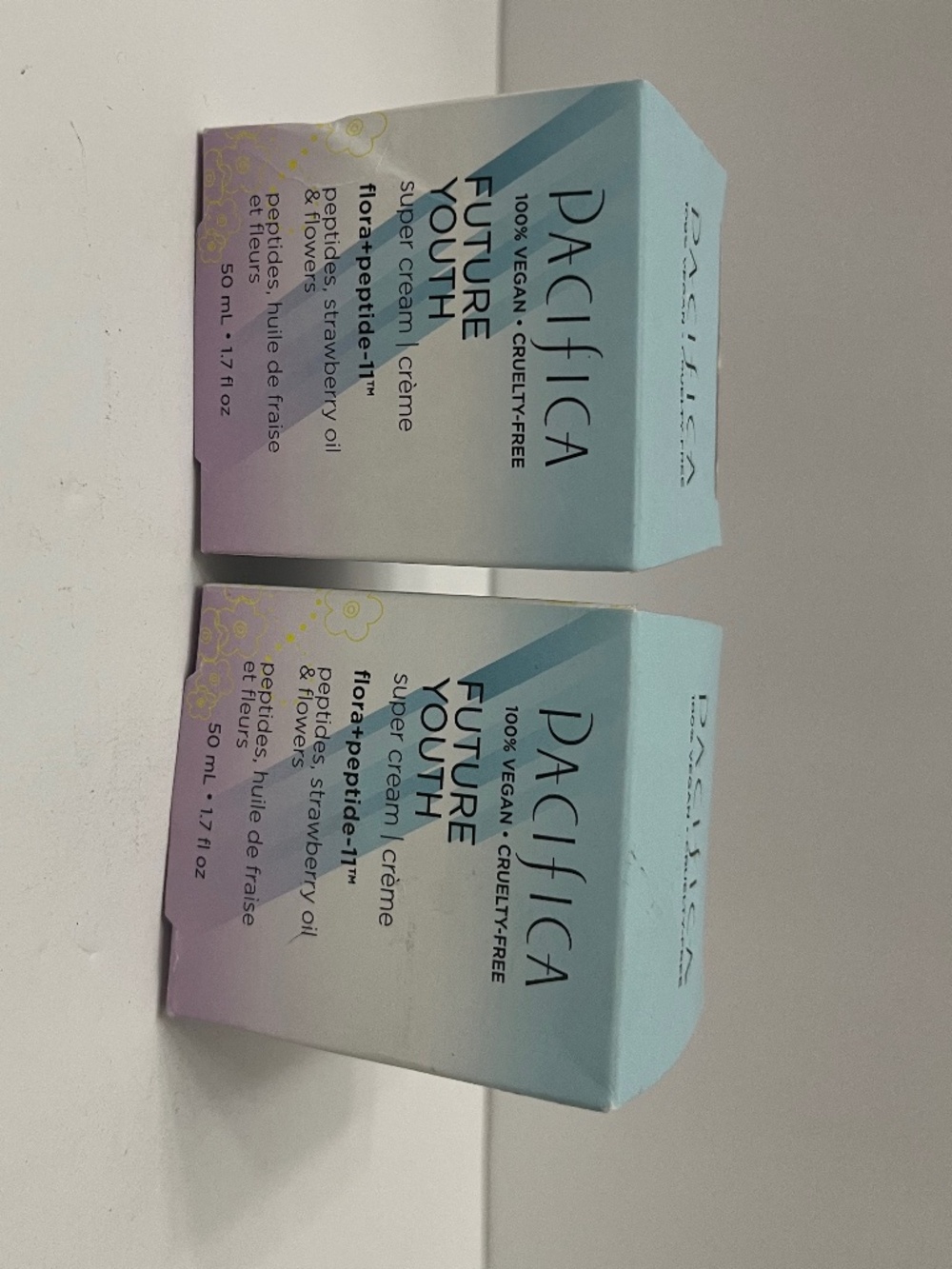 NWT Pacifica Future Youth Super Cream 2 bottles